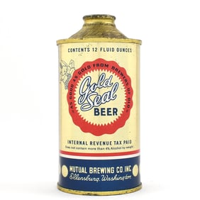 Gold Seal Beer Cone Top 166-4 EXCELLENT