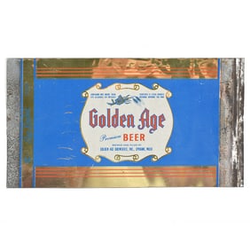 Golden Age Beer Unrolled Cone Top Sheet CNMT 4 PERCENT 166-18
