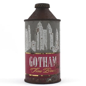 Gotham Fine Beer Cone Top  METALLIC GOLD 166-23