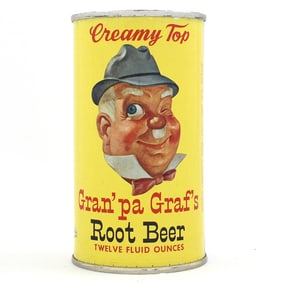 Granpa Grafs Creamy Top Root Beer Soda Flat Top OUTSTANDING