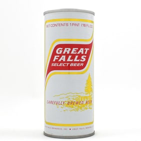 Great Falls Select Beer 16 Ounce Pull Tab 151-30 SCARCE MINTY
