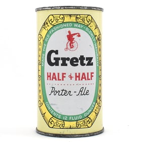 Gretz Half and Half Porter Ale Flat Top 76-10 VANITY LID SHARP