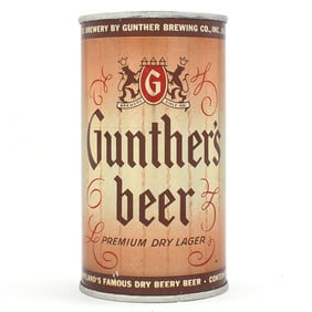 Gunthers Premium Dry Lager Flat Top METALLIC 78-24