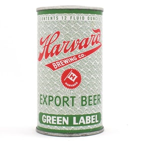 Harvard Green Label Export Beer Flat Top REAL NE BEER 80-36 MINTY