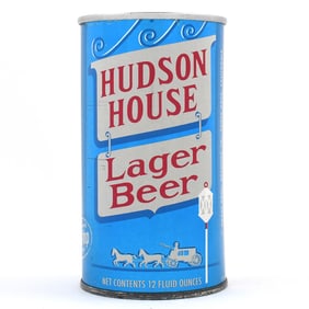Hudson House Lager Beer Zip Top SELF-OPEN PROMO 78-10 SHARP