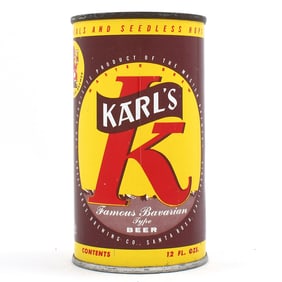 Karls Bavarian Style Beer Flat Top GRACE BROS 87-1 EXCELLENT