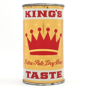 Kings Taste Extra Pale Dry Beer Flat Top 88-4 EXCEPTIONAL