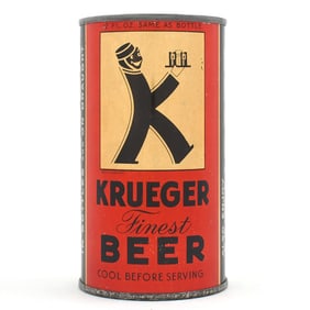 Krueger Finest Beer Instructional Flat Top 90-8 OI 483
