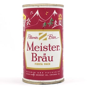 Meister Brau Fiesta Pack Flat Top SWITZERLAND ENAMEL 97-16 OUTSTANDING