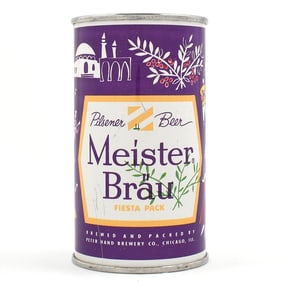 Meister Brau Fiesta Pack Flat Top TURKEY ENAMEL MISPRINT 97-18 EXCELLENT