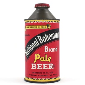 National Bohemian Pale Beer Cone Top 175-5 SHARP