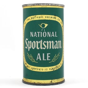 National Sportsman Ale Flat Top CLEAN 102-21 SCARCE