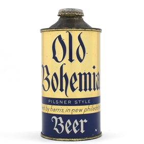 Old Bohemia Pilsner Style Beer Cone Top 175-25 OUTSTANDING