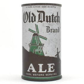 Old Dutch Brand Ale Instructional Flat Top 105-28 OI 594 SCARCE