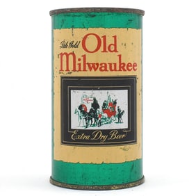 Old Milwaukee Pale Gold Extra Dry Beer Flat Top 107-24