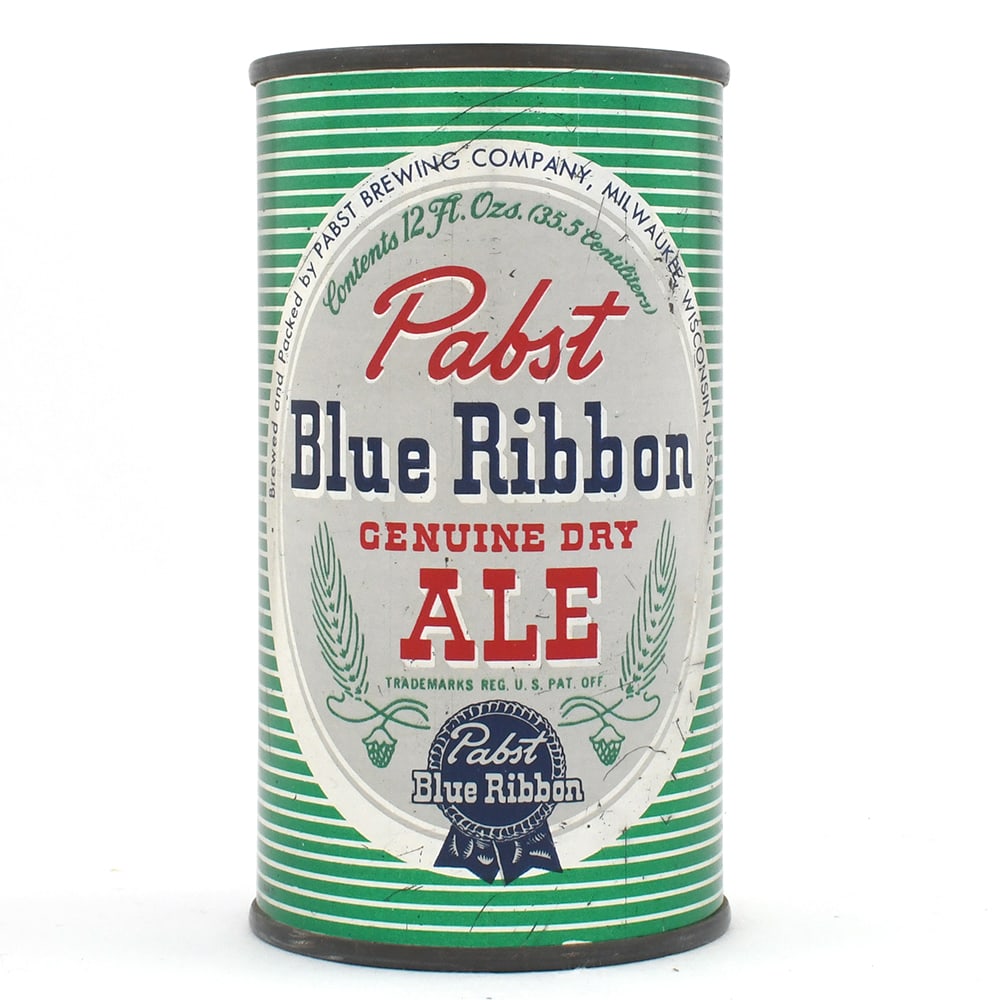 Pabst Blue Ribbon Genuine Dry Ale Flat Top 111-2 (1 of 6)