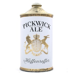 Pickwick Ale Haffenreffer Quart Cone Top ACTUAL 217-8 EXCELLENT