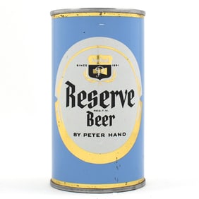 Reserve Beer Peter Hand Flat Top 113-34