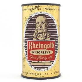 Rheingold McSorleys True Hearty Ale Flat Top 123-27 RARE