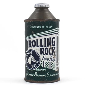 Rolling Rock Extra Pale Cone Top 182-8