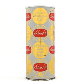 Schaefer Beer 16 Ounce Zip Top WORLDS FAIR NEW YORK 164-11