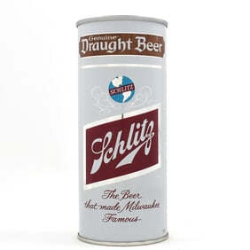 Schlitz Genuine Draught Beer 16 Ounce Pull Tab SAN FRANCISCO UNLISTED