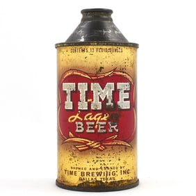 Time Lager Beer Cone Top 187-1