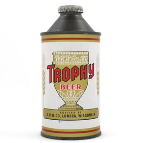 Trophy Beer Cone Top NON-IRTP ABD CO ACTUAL 187-14 RARE WISCONSIN