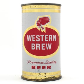 Western Brew Beer Flat Top CLEAN 145-6 SCARCE