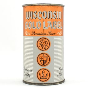 Wisconsin Gold Label Premium Beer Flat Top 146-19 SHARP