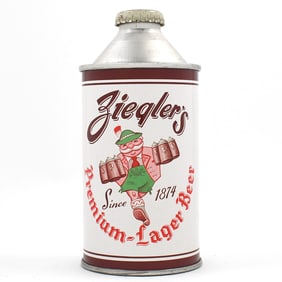 Zieglers Premium Lager Beer Cone Pop 189-30 MINTY