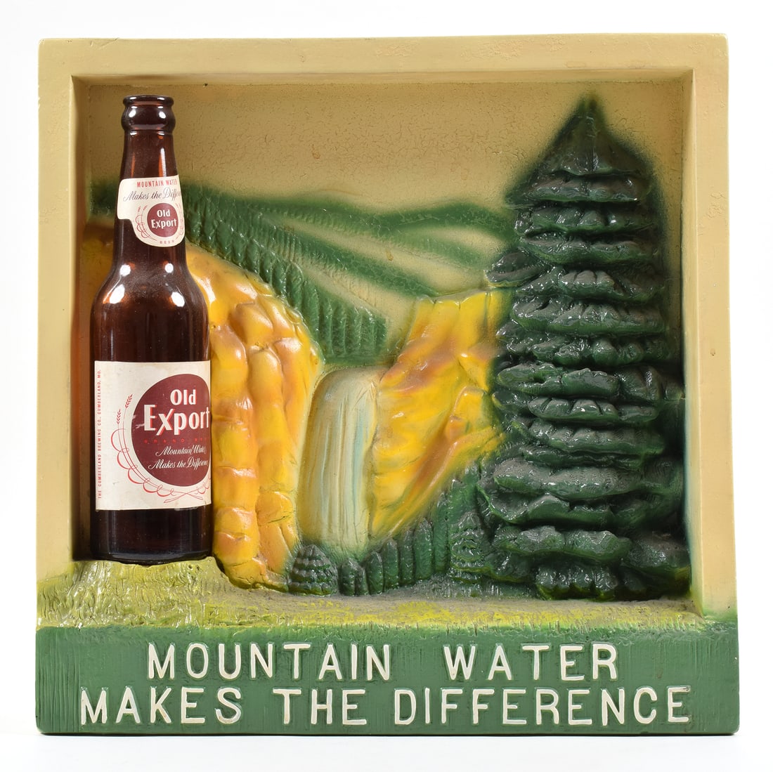 Old Export Beer Large 1950s Chalk Back Bar Scene MOUNTAIN WATER (1 of 5)