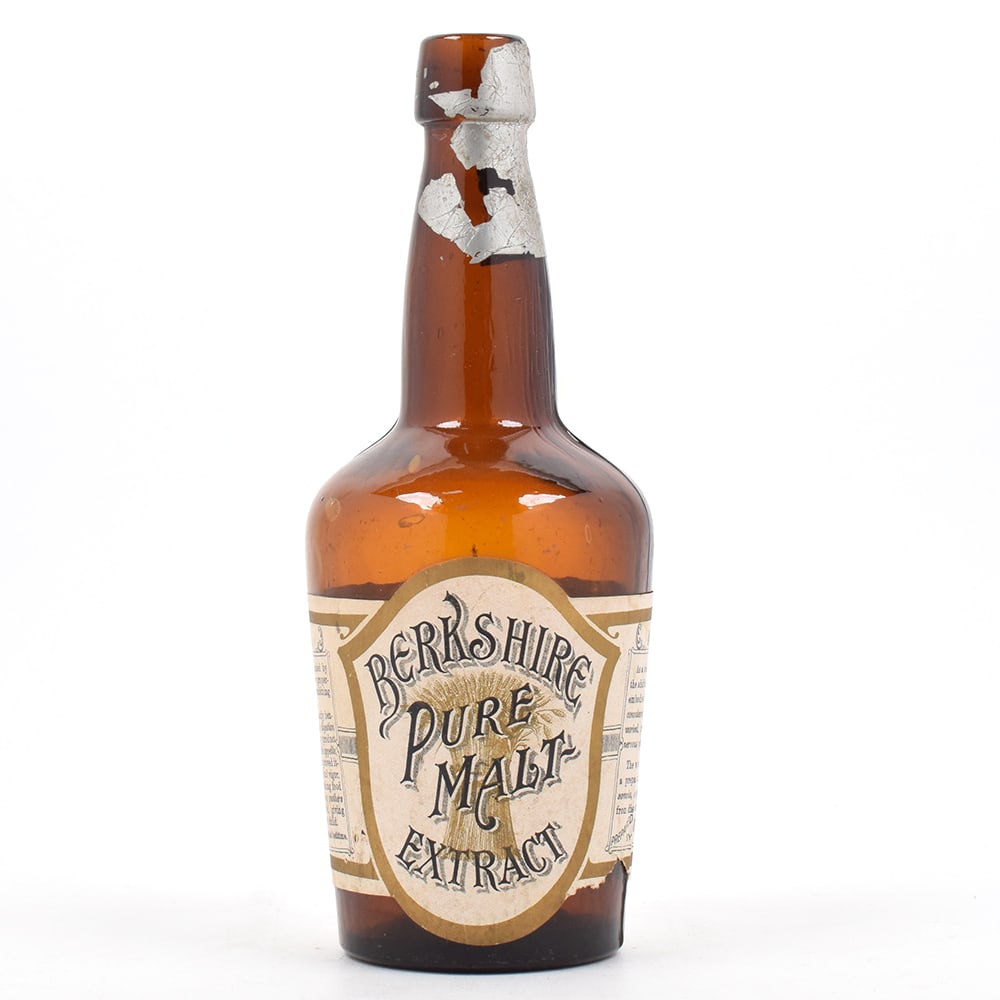 Berkshire Pure Malt Extract Pre-Prohibition Bottle RARE OUTSTANDING: Brewer/Business Name: Berkshire Brewing Assoc., Pittsfield, Massachusetts Manufacturer/Plant: Unknown Date of manufacture: