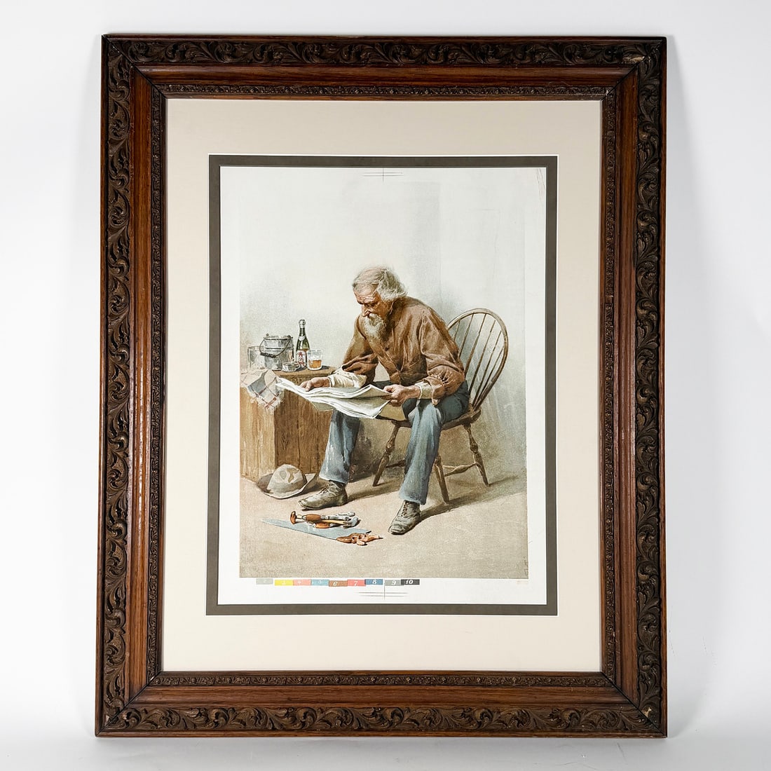 Alleys East India Stock Ale Pre-Pro Printers Proof Chromolithograph MINTY (1 of 4)