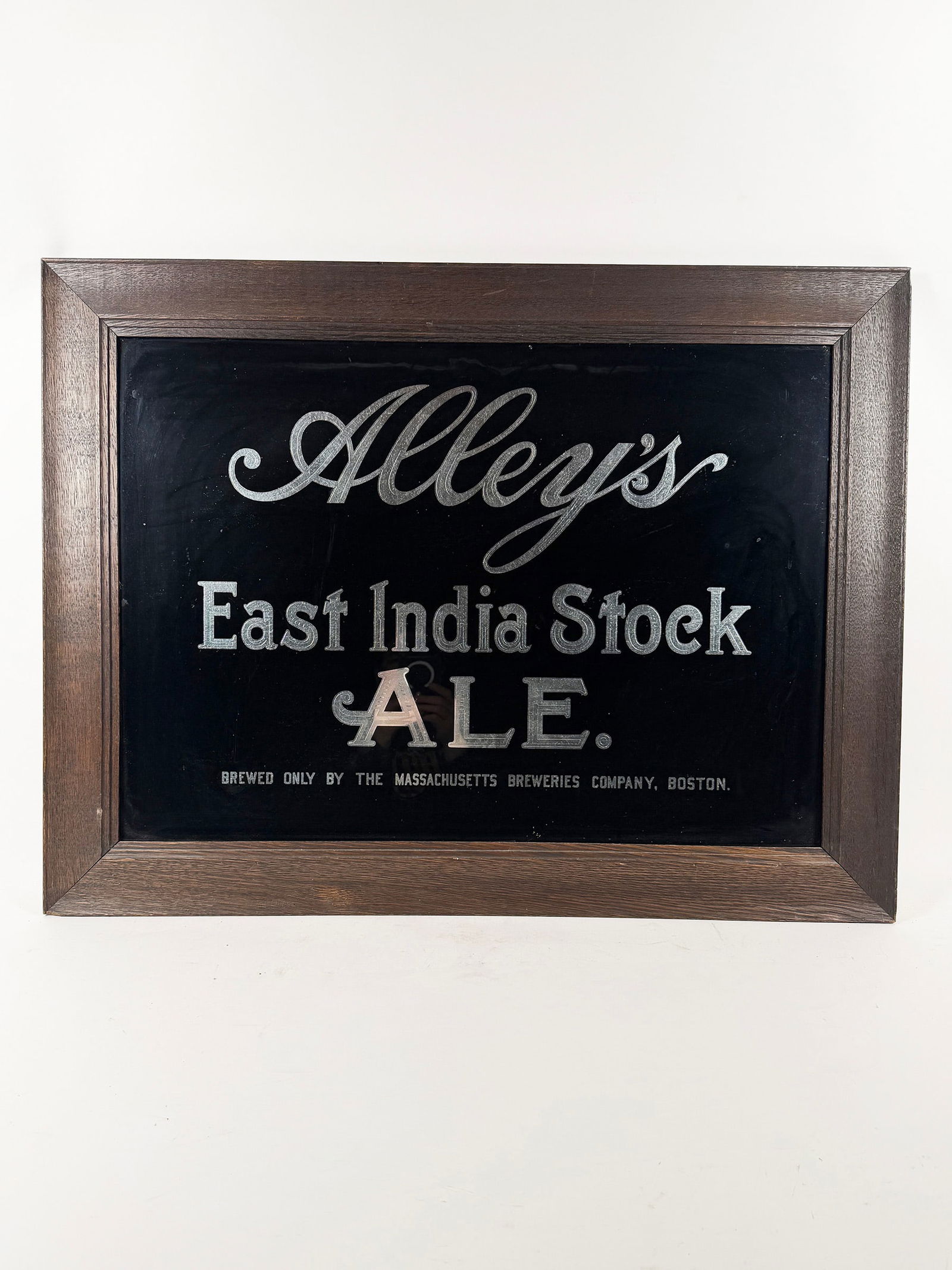 Alleys East India Stock RPG Silver Leaf Pre-Pro Sign OUTSTANDING (1 of 6)