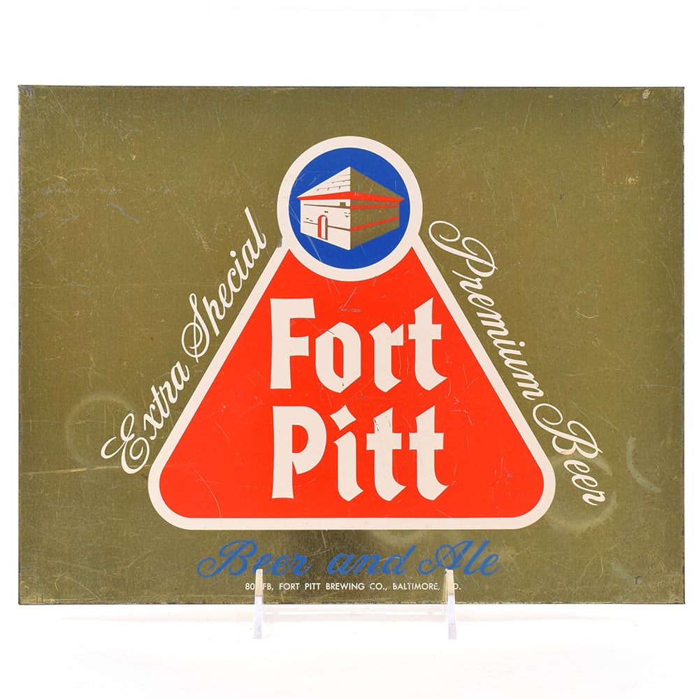 Fort Pitt Extra Special 1950s Metal Sign BALTIMORE (1 of 2)