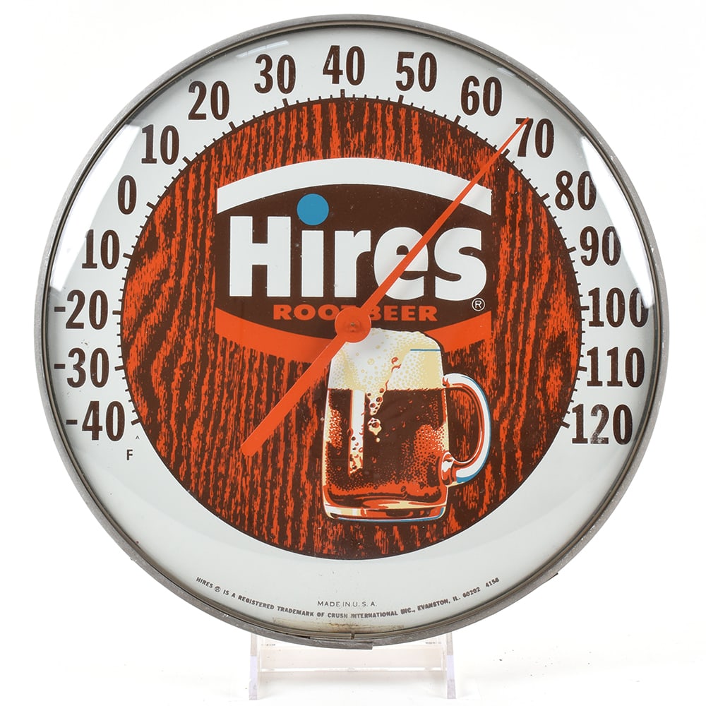 Hires Root Beer Soda 1970s Thermometer (1 of 2)