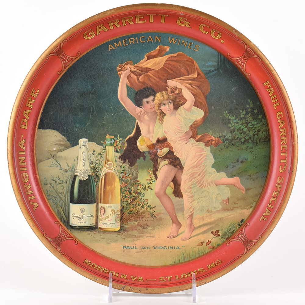 Garrett and Co American Wines Pre-Prohibition Tray (1 of 2)