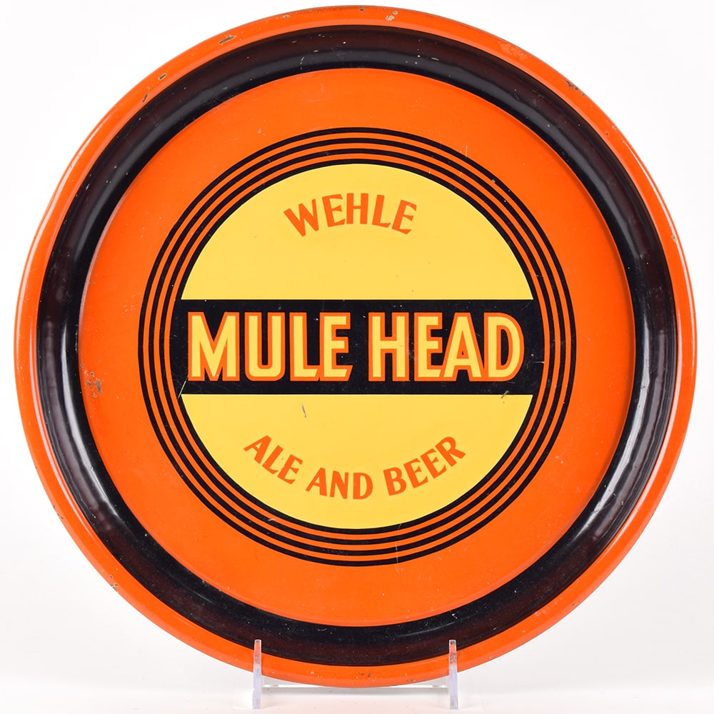 Wehle Mule Head Ale and Beer 1930s Serving Tray (1 of 2)