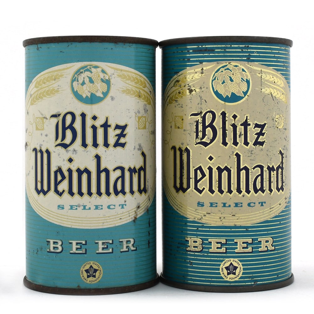 Blitz Weinhard Select Beer Flat Tops Lot of 2 (1 of 6)
