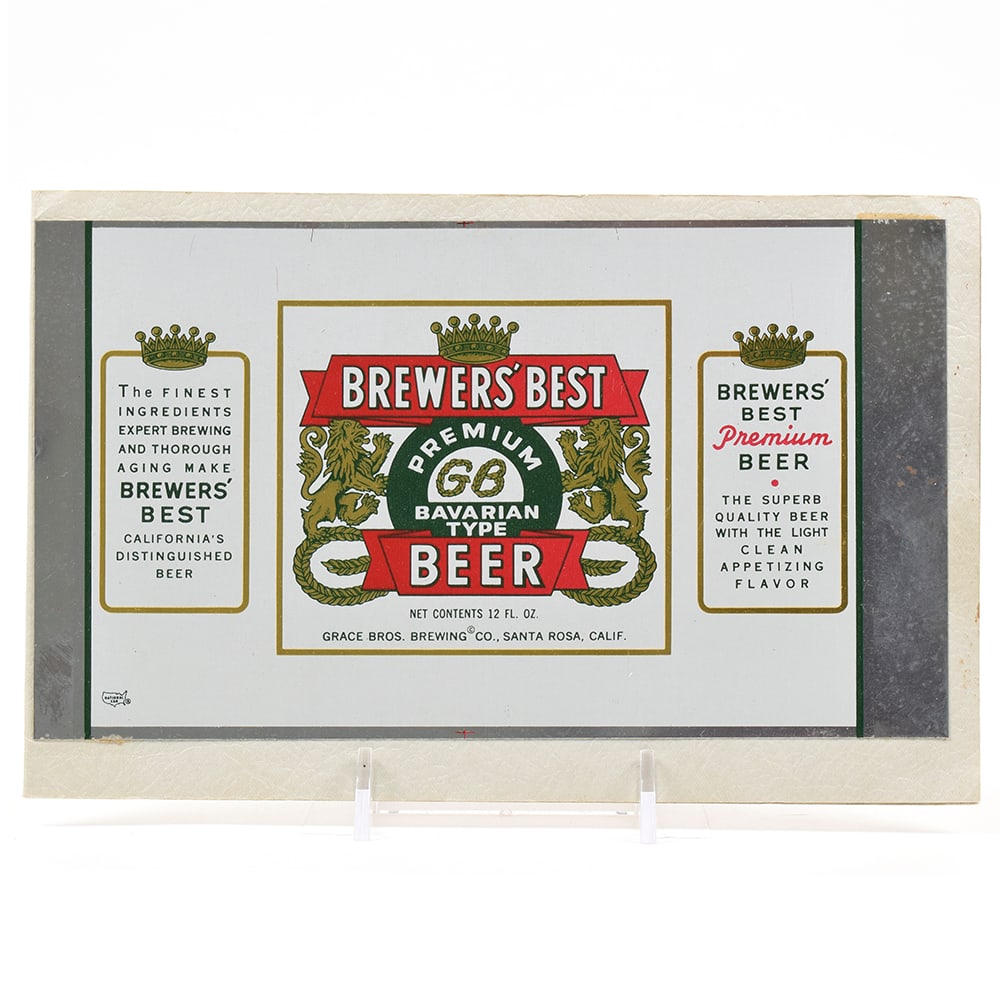 Brewers Best Beer Unrolled Flat Top Sheet APPROVAL COPY GRACE BROS 41-40 (1 of 2)