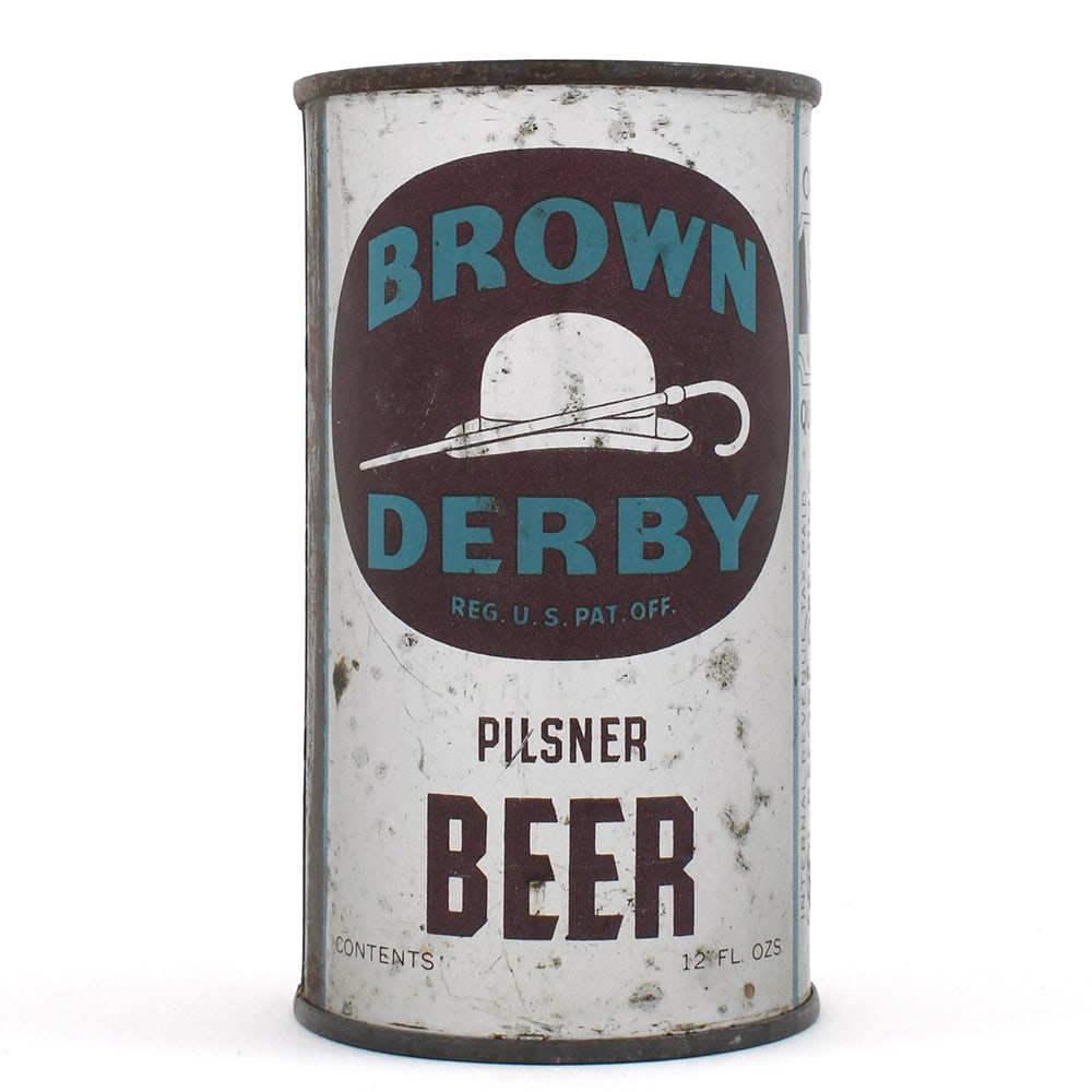 Brown Derby Pilsner Beer Instructional Flat Top LOS ANGELES 42-10 OI 131 (1 of 6)