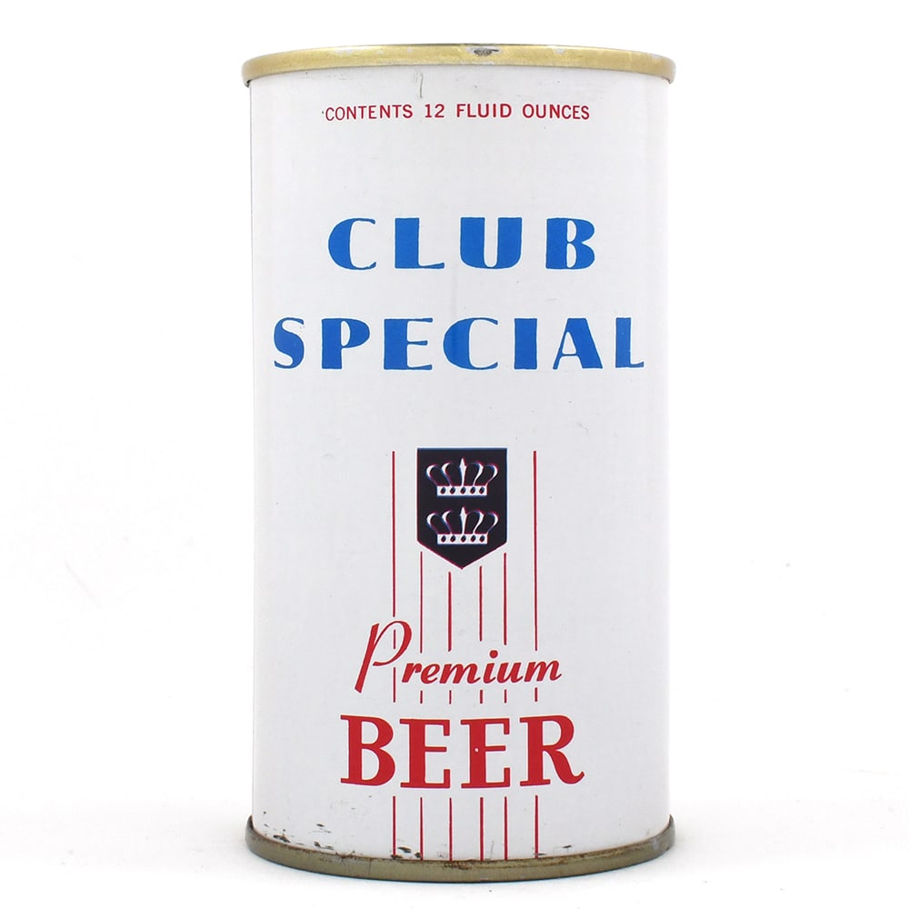 Club Special Premium Beer Pull Tab 55-24 EXCELLENT: Brewer/Business Name: Maier Brewing Co., Los Angeles, California Manufacturer/Plant: National Can Co. Date of manufacture: