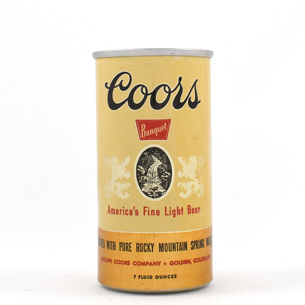 Coors Banquet Light Beer 7 Ounce Aluminum Flat Top 239-21 (1 of 6)