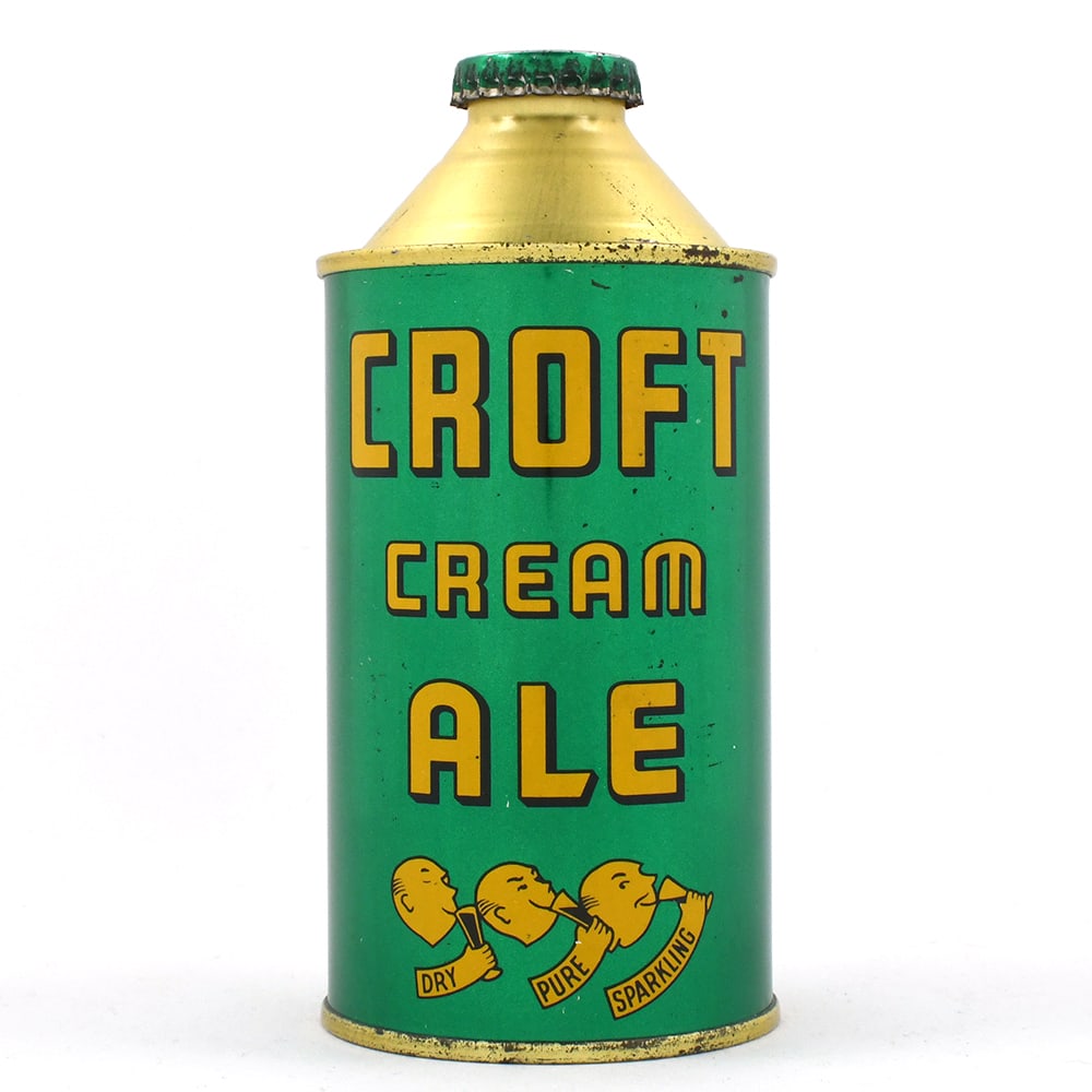 Croft Cream Ale Cone Top 158-20 SPECTACULAR (1 of 6)