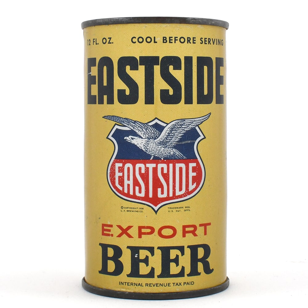 Eastside Export Beer Instructional Flat Top 58-4 OI 226 SHARP: Brewer/Business Name: Los Angeles Brewing Co., Los Angeles, California Manufacturer/Plant: American Can Co. Date of manufacture: circa 1930s Canning Code: n/a USBC reference: 58-4 USBCOI