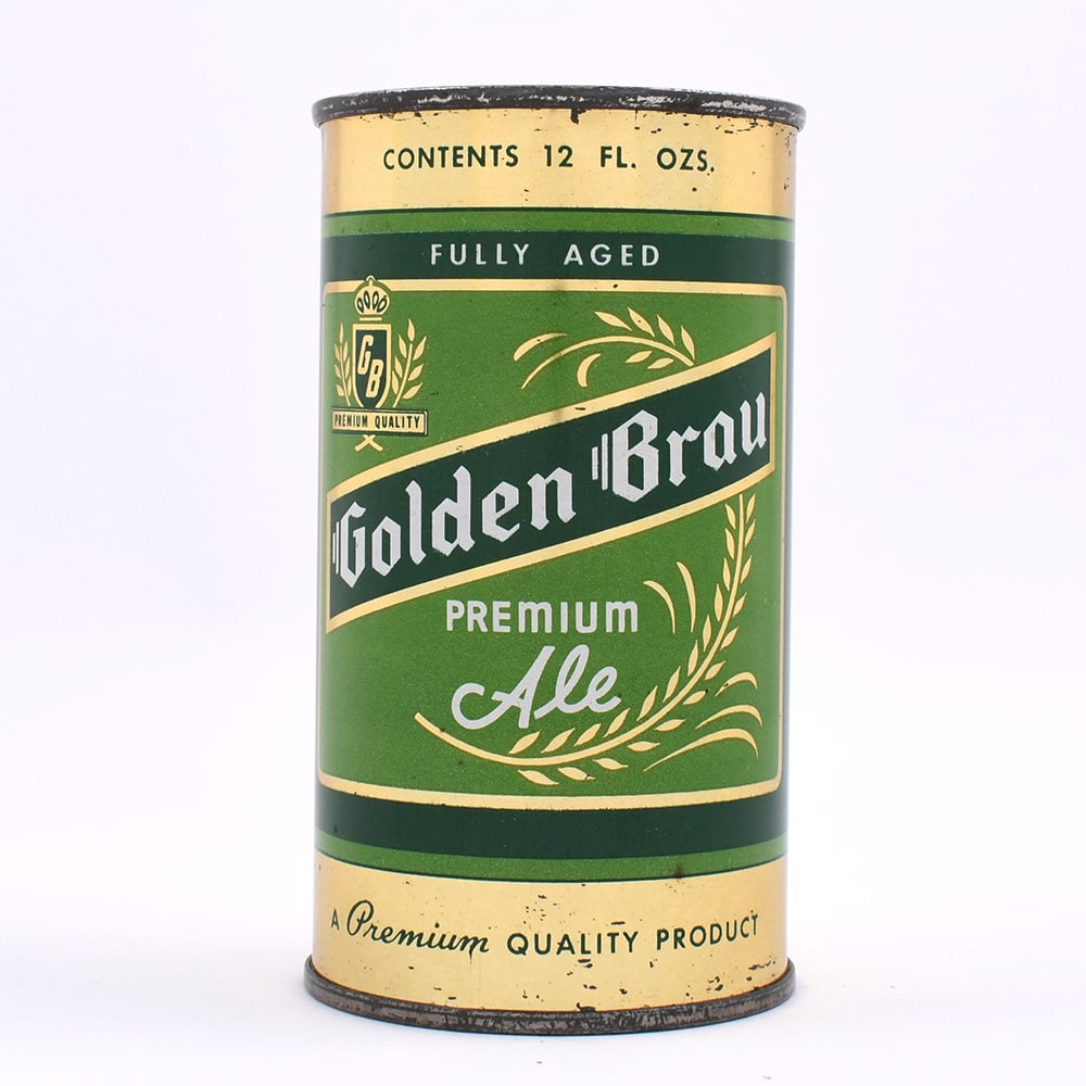 Golden Brau Ale Flat Top GB IN SHIELD 72-19 OUTSTANDING (1 of 6)