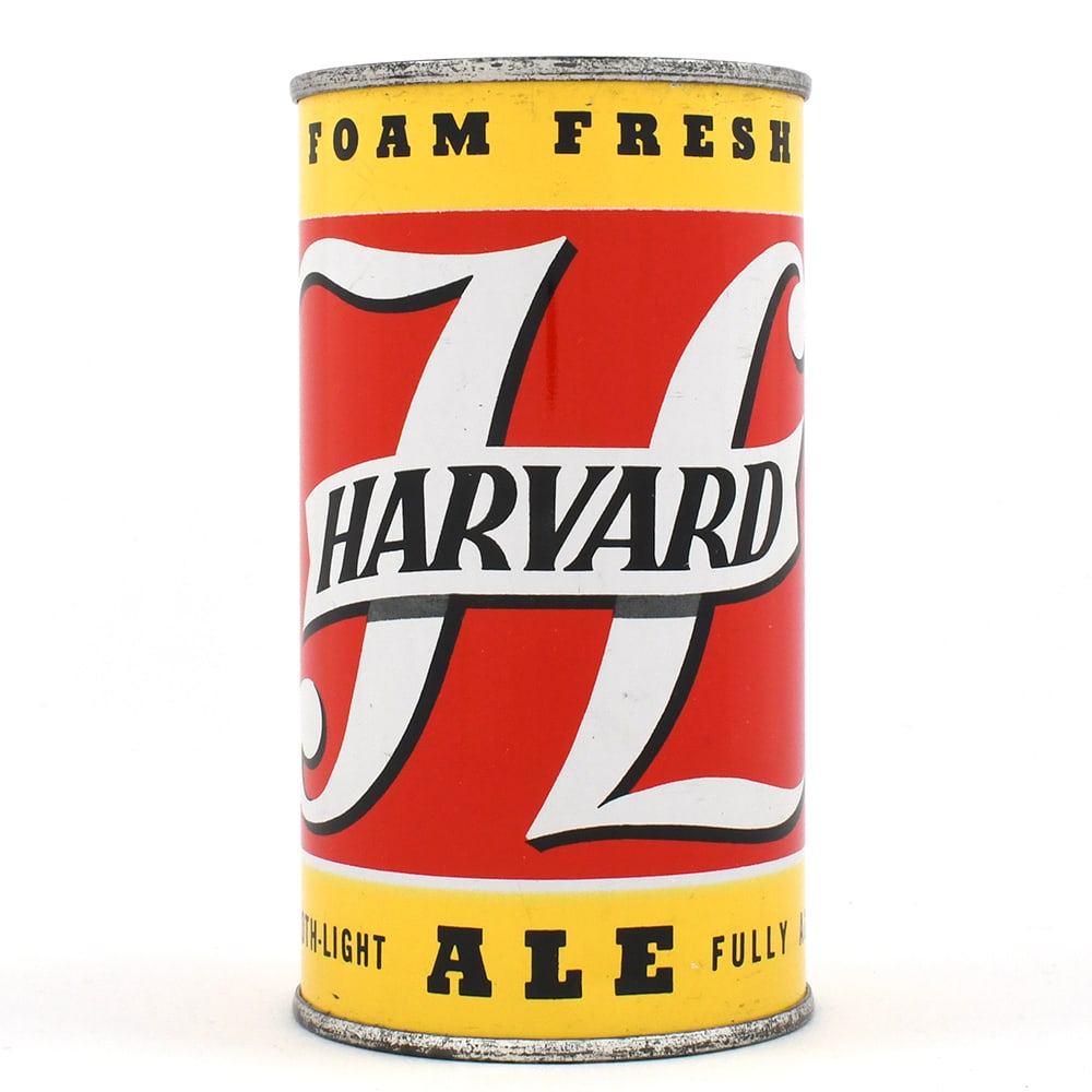 Harvard Foam Fresh Ale Flat Top 80-31 -EXCEPTIONAL-: Brewer/Business Name: Harvard Brewing Co., Lowell, Massachusetts Manufacturer/Plant: American Can Co. Date of manufacture: