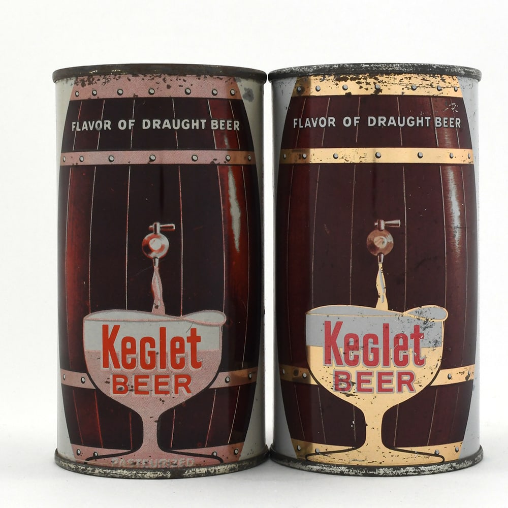 Keglet Beer Flat Tops Lot of 2 (1 of 6)