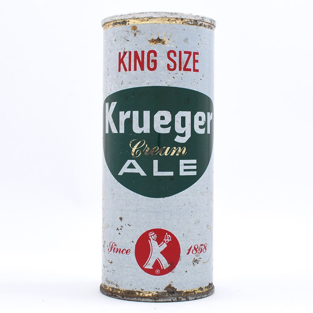 Krueger Cream Ale 16 OZ Pint King Size ZIP Top 154-17 RARE (1 of 6)